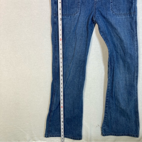 Old Navy Juniors Overalls The Best in Demin Classic Blue Jeans Size 16 Cotton - Picture 13 of 16